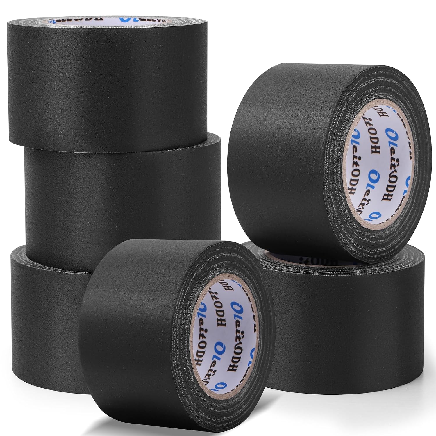 6 Pack New Upgrade Black Gaffer Tape Bulk 11 Mil Industrial Grade Gaffer Tape 3inx 30 Yards